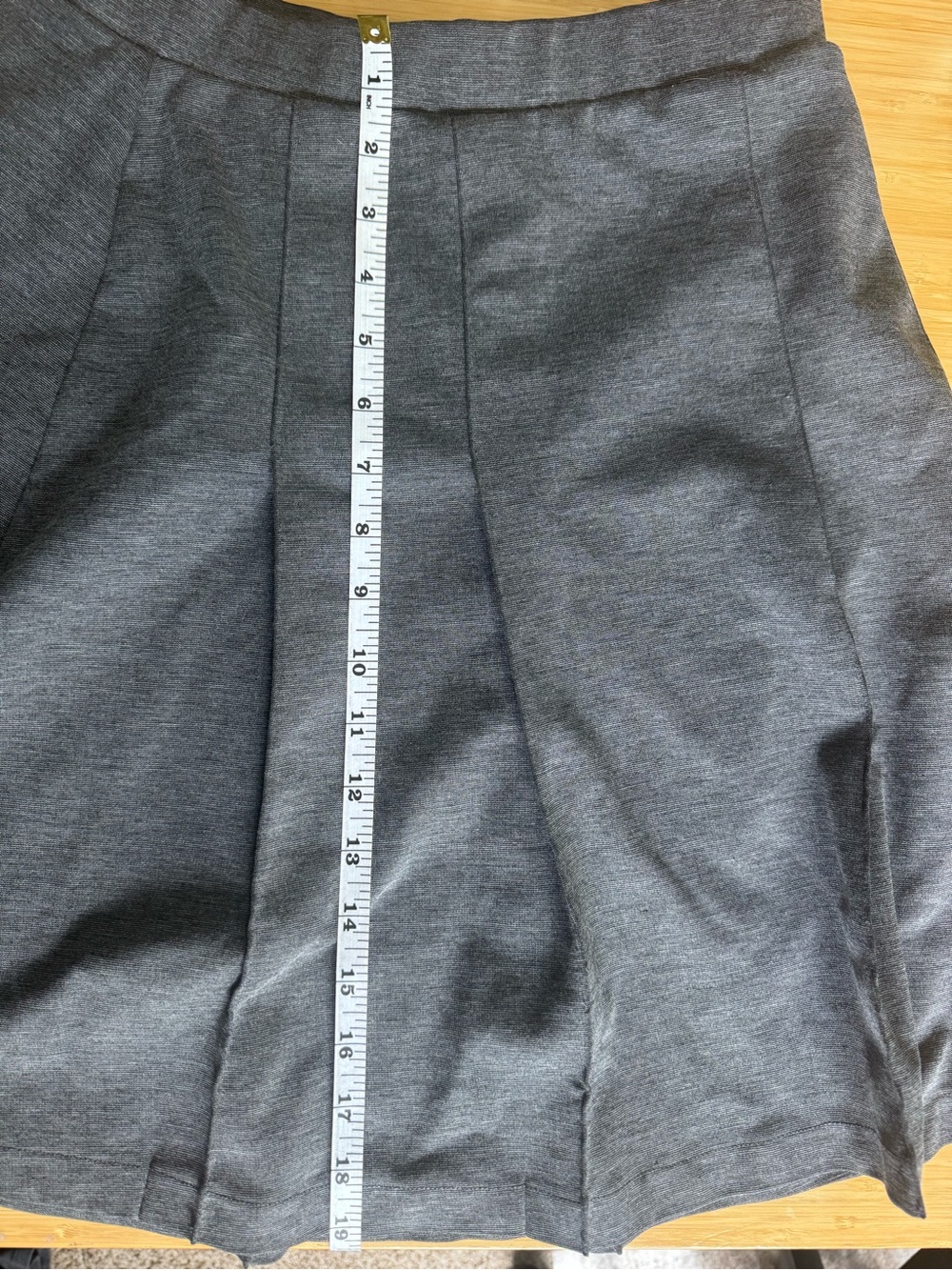 Lands’ End - Women’s 4 Uniform Gray A-Line Skirt